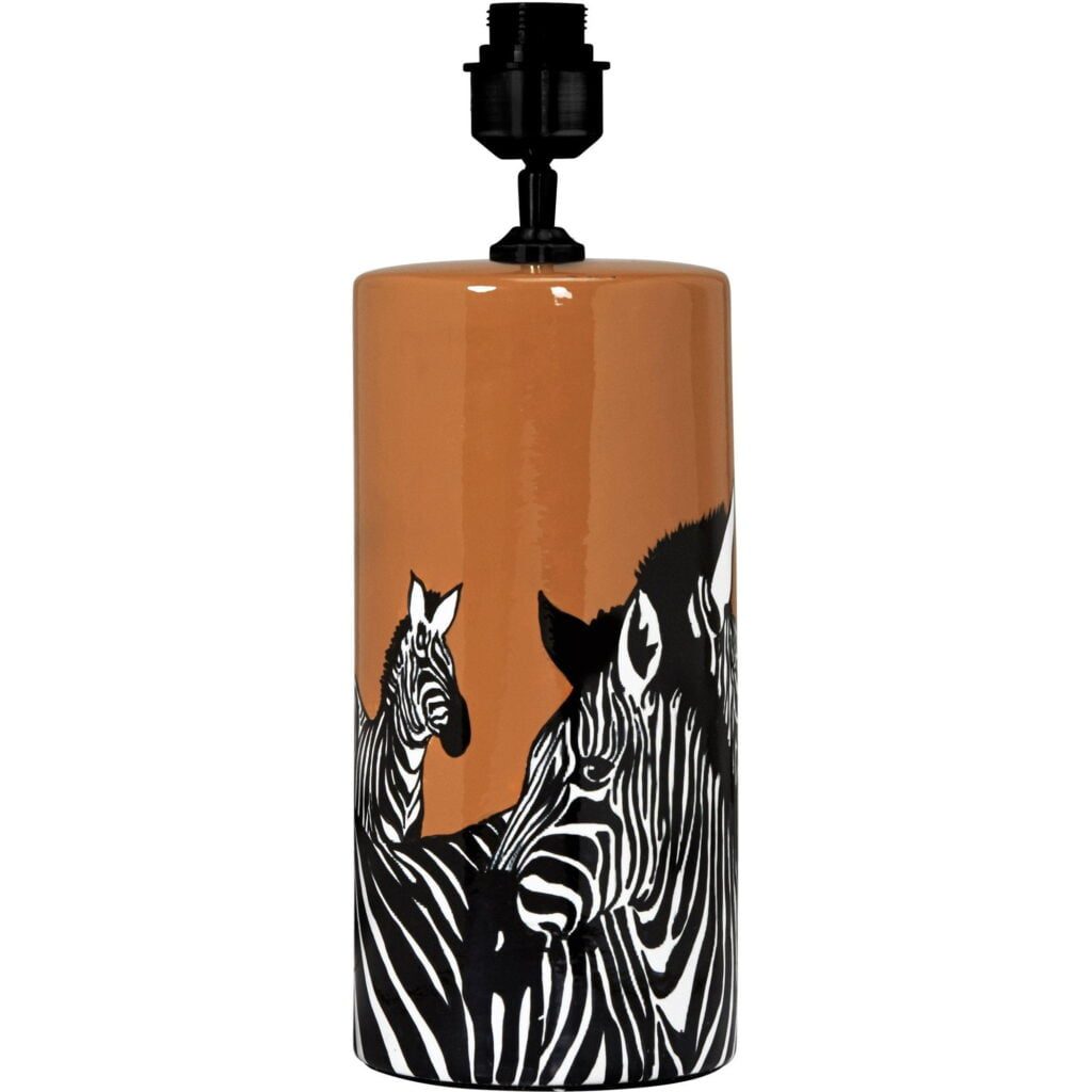 tafellamp-zebra-oranje-42-cm