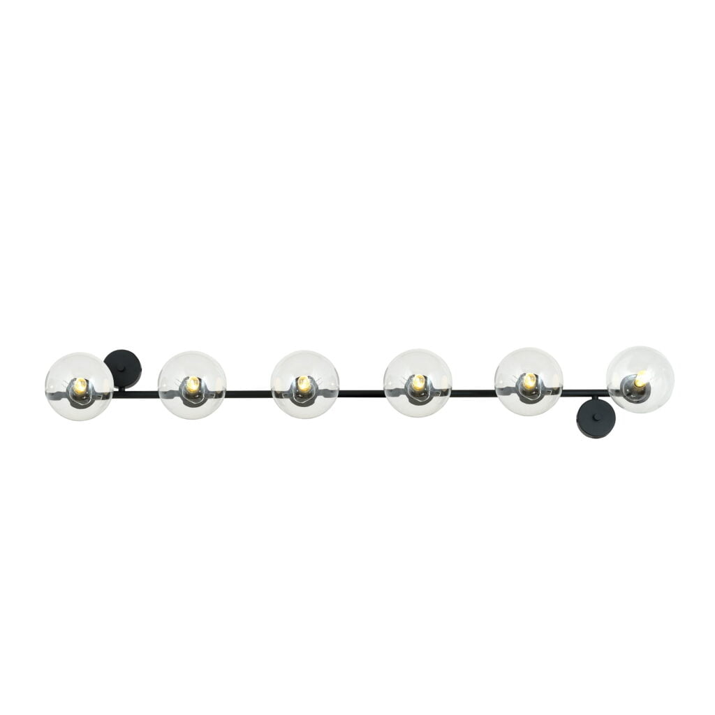 wandlamp-gia-6-zwart-transparant-122-cm