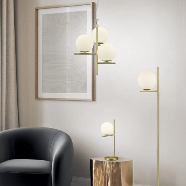 Tafellamp Pure Messing 52 cm