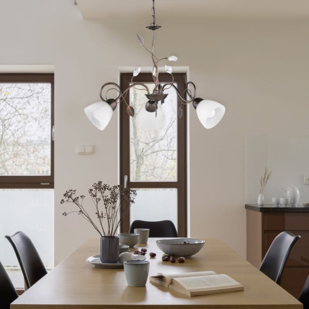 Kroonluchter Traditio Bruin Ø 70 cm