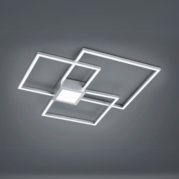 Plafondlamp Hydra Nikkel 65 cm