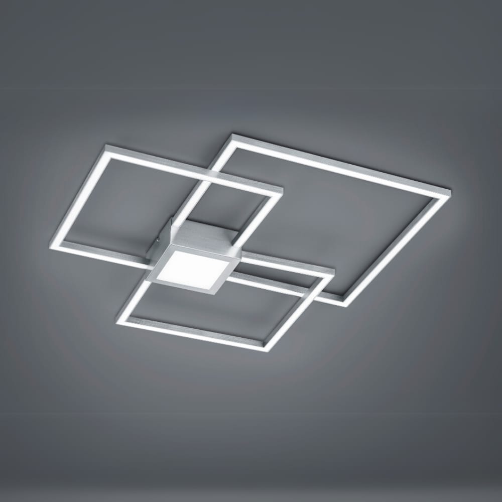 Plafondlamp Hydra Nikkel 65 cm