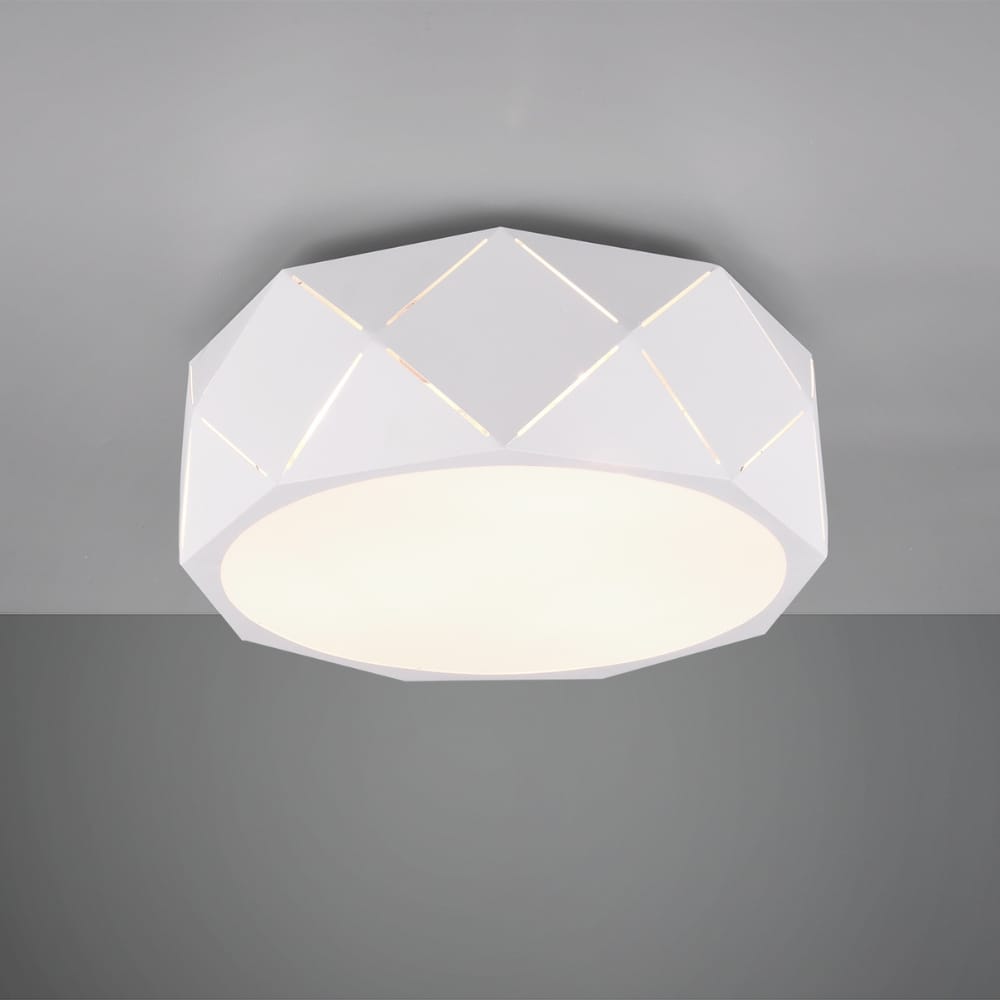 Plafondlamp Zandor Mat Wit Ø 40 cm