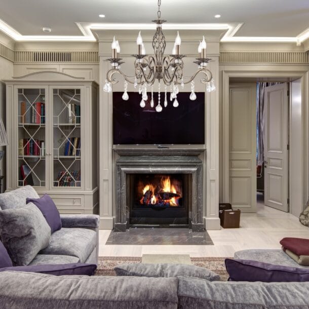 Kroonluchter Grace Brons Ø 72 cm