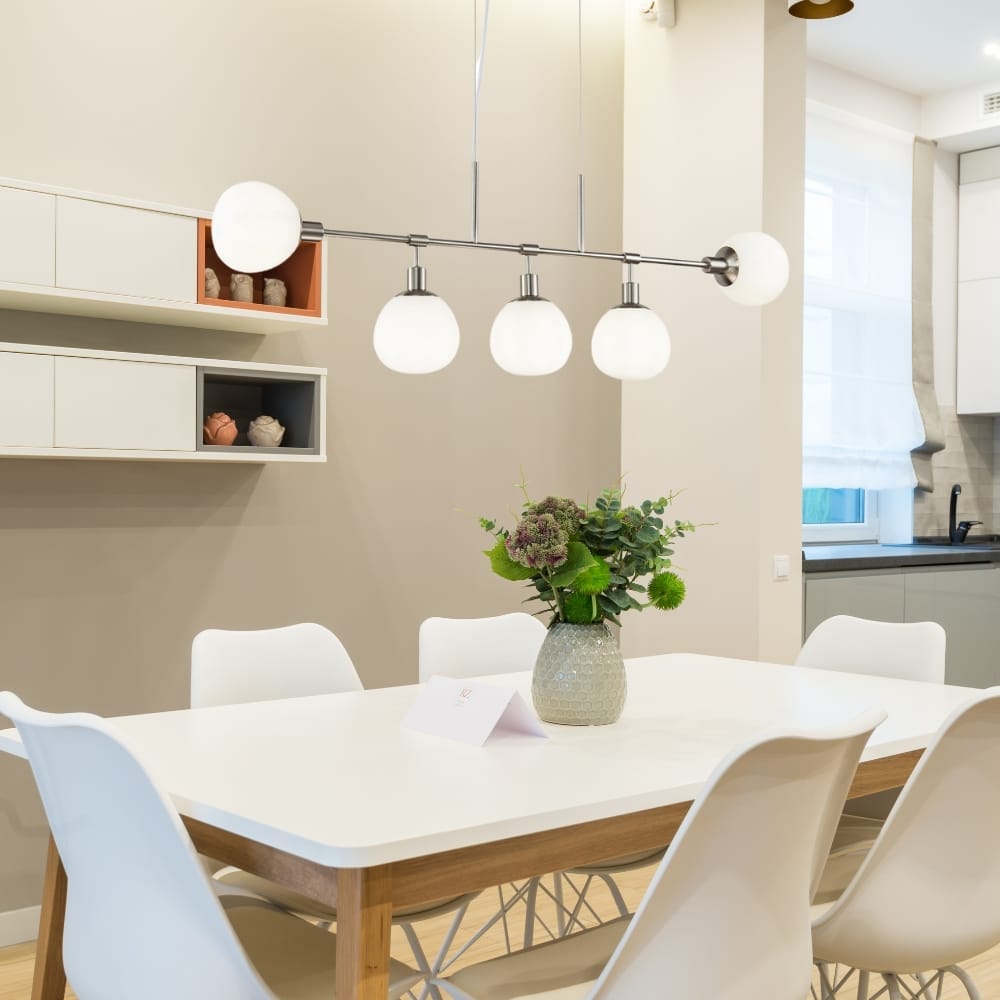 Hanglamp Erich Nikkel | Retro-Futuristisch Design | Lengte 120 cm | Maytoni