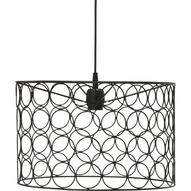 Hanglamp Ring Zwart Ø 40 cm