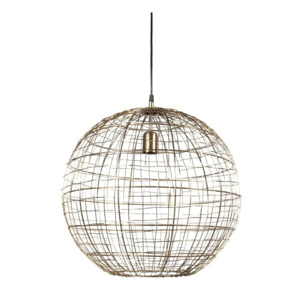 Hanglamp Corby Messing Ø 46 cm