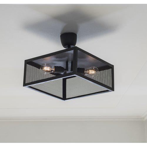 Plafondlamp Grid Zwart 35 cm