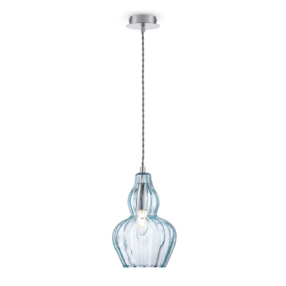 Hanglamp Eustoma Blauw Ø 16 cm