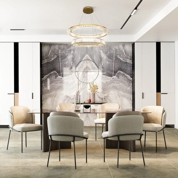 Hanglamp Krone 2 Goud | Asymmetrisch Kristal | Ø 80,5 cm | Maytoni