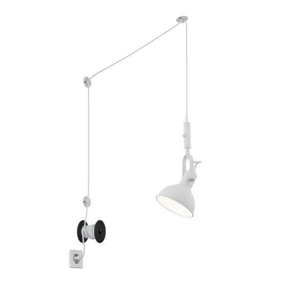Hanglamp Carlotta Wit Ø 14 cm