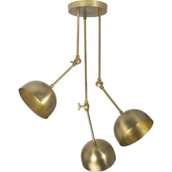 Plafondlamp Brighton Messing 65 cm