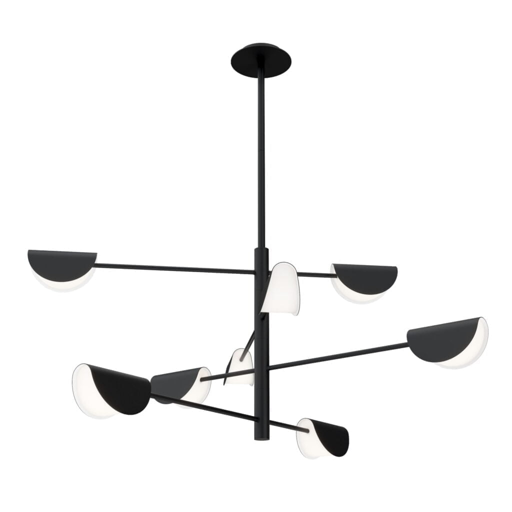 Hanglamp Mollis Zwart 125 cm