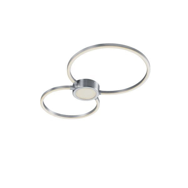 Plafondlamp Hydra Nikkel 80 cm