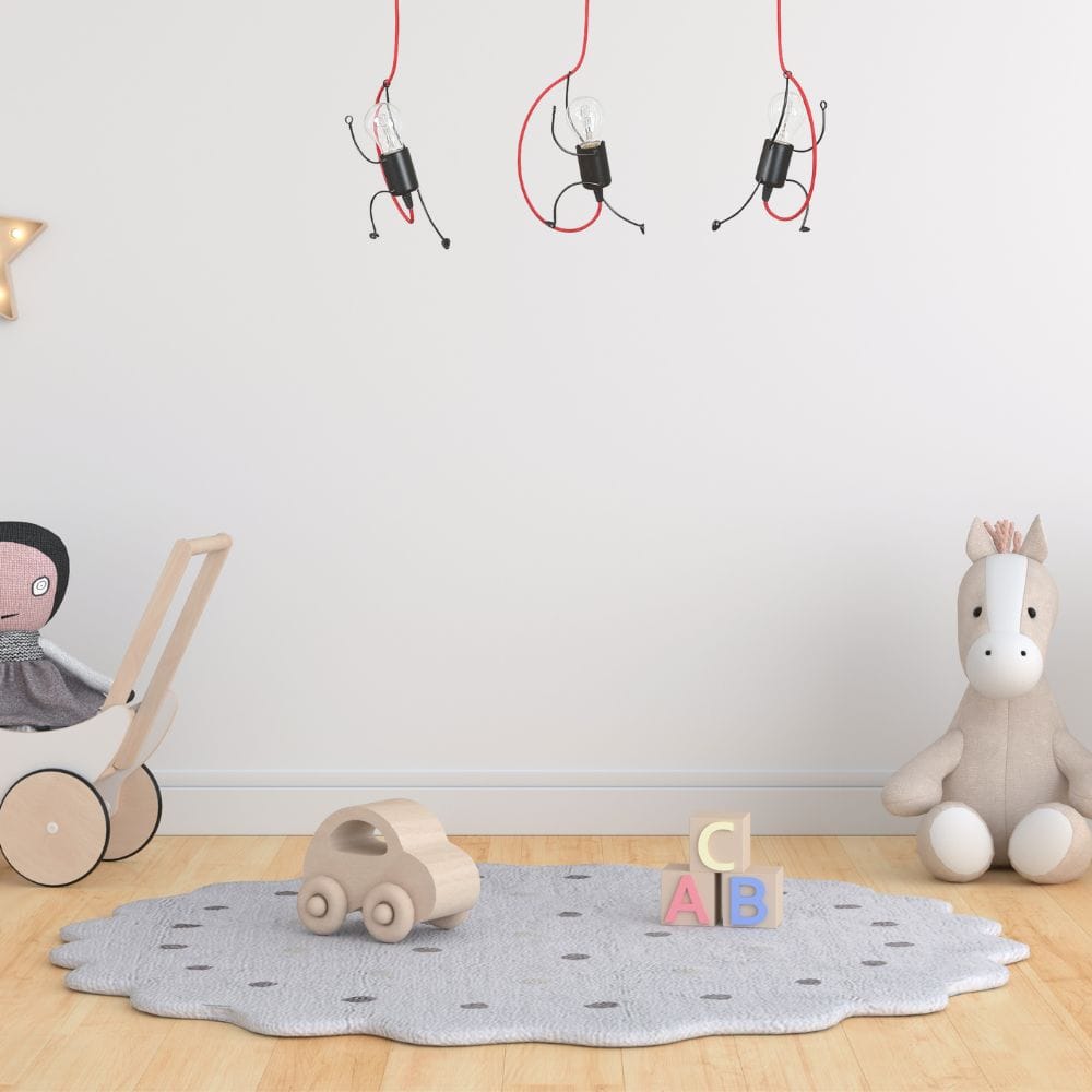 Hanglamp Bobi 3 Zwart | Modern en Speels Cluster | 65 cm | Emibig