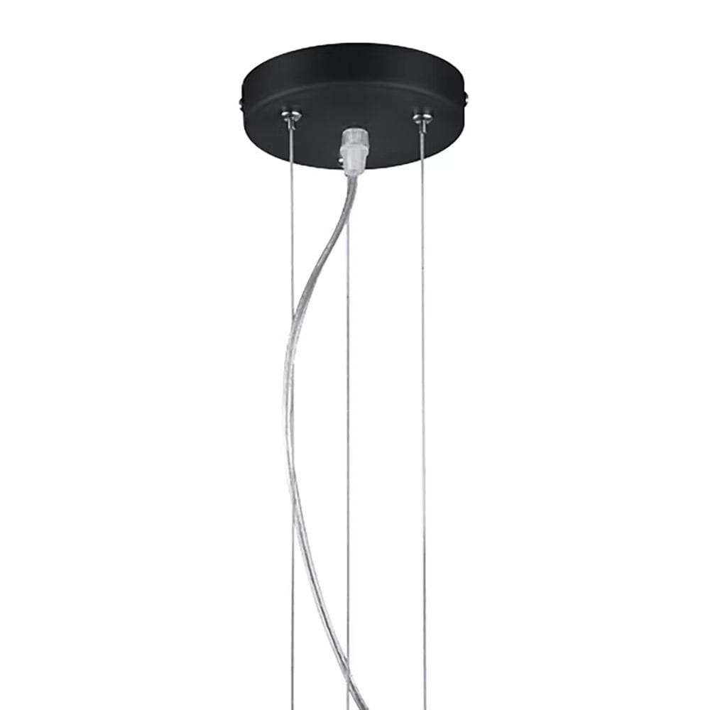 Hanglamp Baron Zwart | 4-Lichts Modern Design | Ø 52 cm | Trio