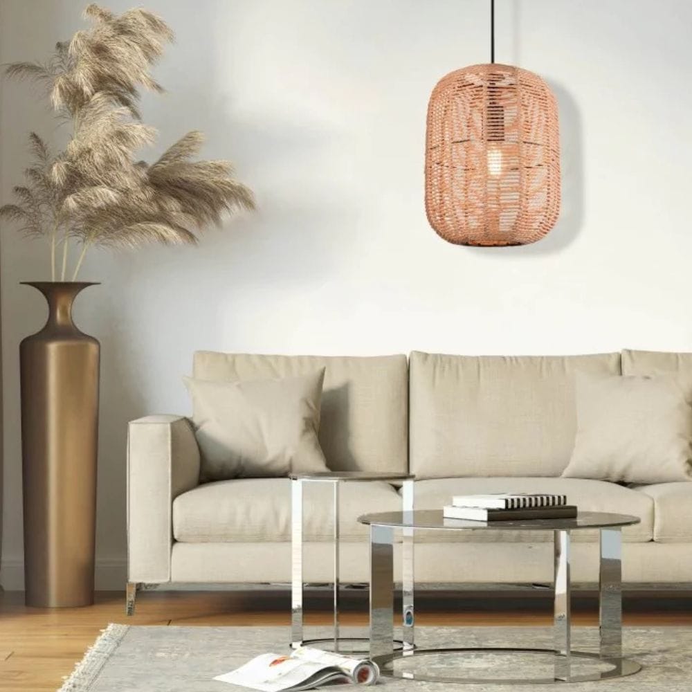 Hanglamp Runa Natuurlijk | Sisal & Metaal | Ø 35 cm | Trio