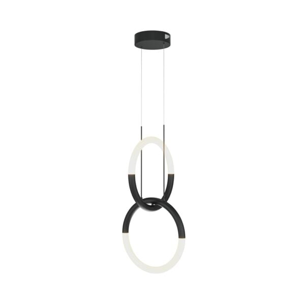Hanglamp Node Zwart Ø 30,4 cm 3000K