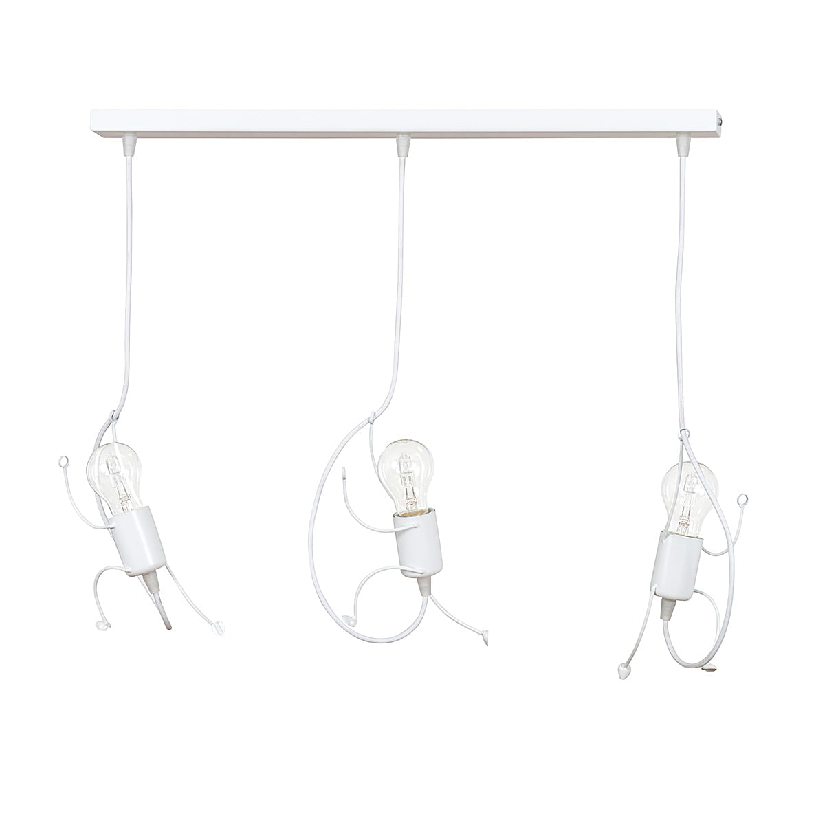 Hanglamp Bobi 3 Wit 65 cm