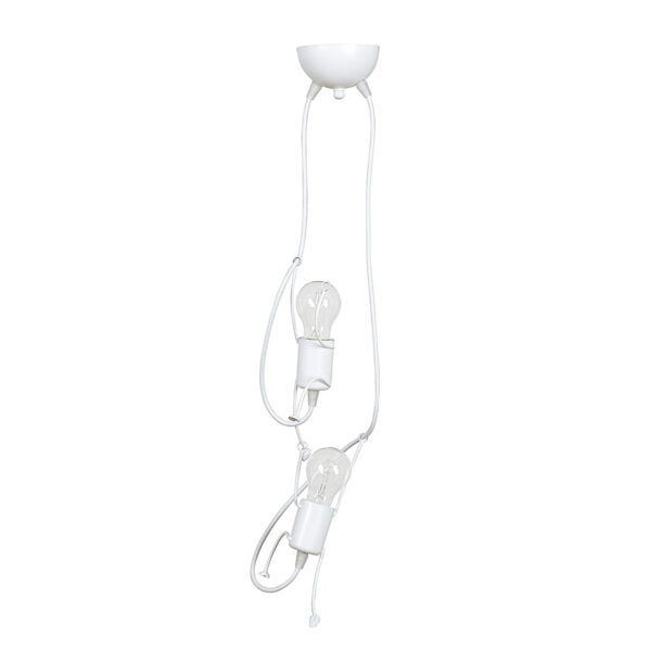 Hanglamp Bobi 2 Wit Ø 14 cm