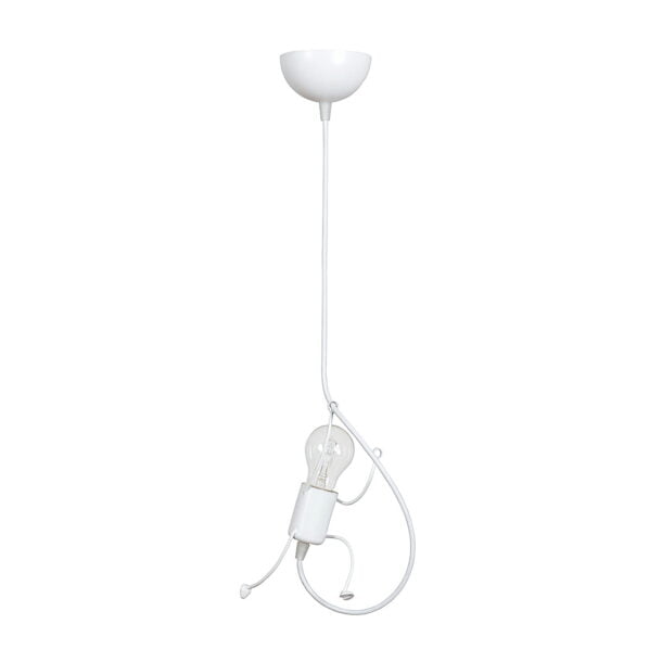 Hanglamp Bobi 1 Wit Ø 14 cm