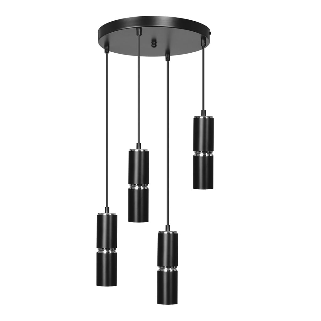 Hanglamp Modesto 4 premium Zwart Ø 30 cm