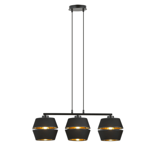 Hanglamp Piano 3 Zwart