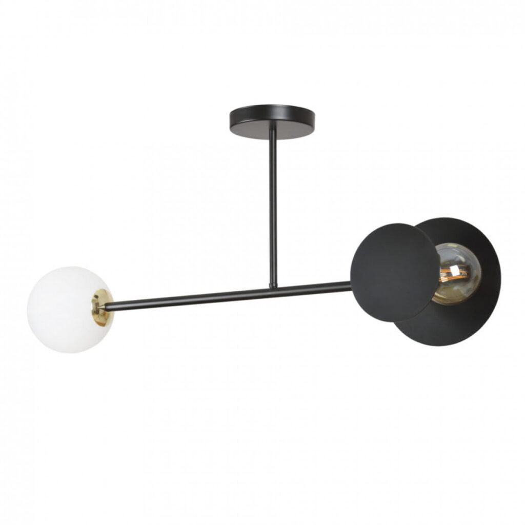 Hanglamp Minerva 2 Zwart 80 cm