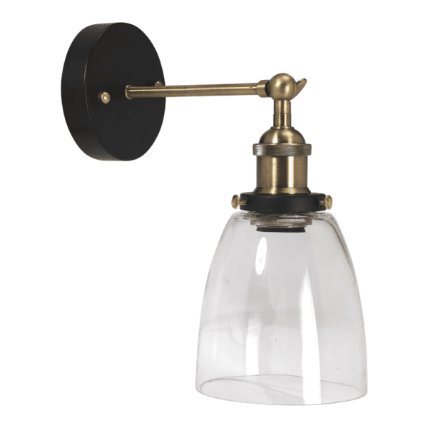 Wandlamp Kappa Messing 30 cm