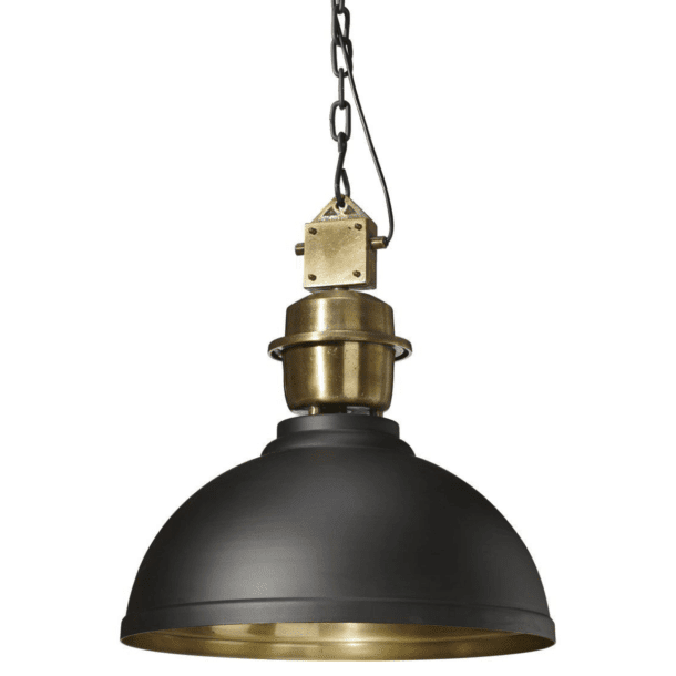 Hanglamp Manchester Zwart/Messing Ø 52 cm