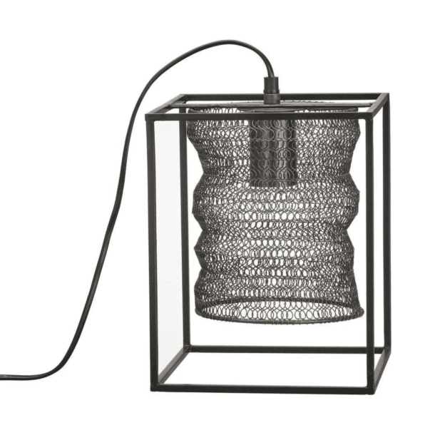 Tafellamp Cuba Zwart 28 cm