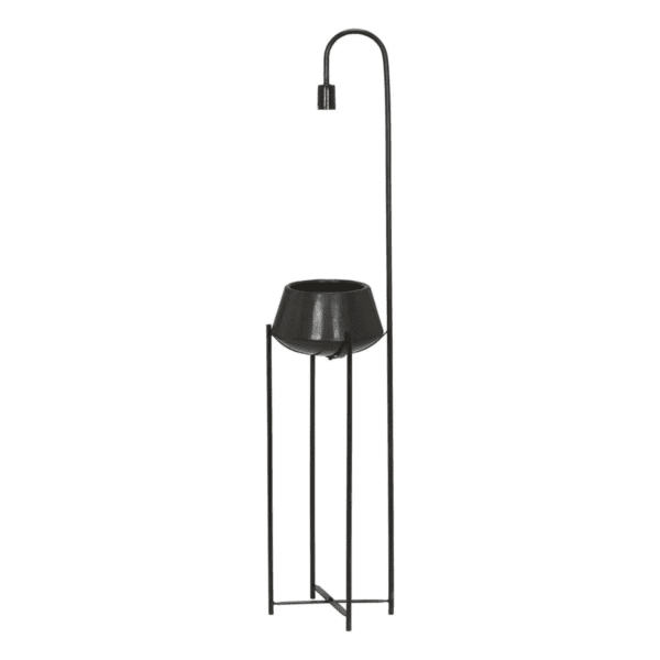 Vloerlamp Cornelia Zwart 140 cm