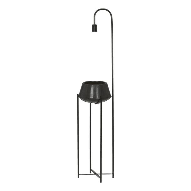 Vloerlamp Cornelia Zwart 140 cm
