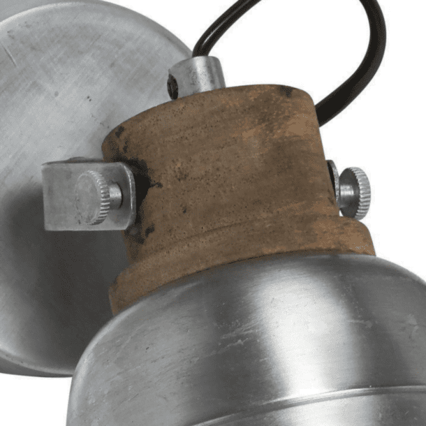 Wandlamp Rutland Zilver 15 cm