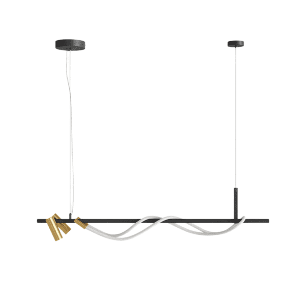 Hanglamp Tau Zwart 140 cm 3000K