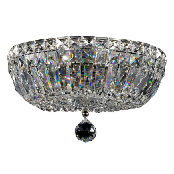 Kroonluchter Basfor Antiek Nikkel Ø 30 cm