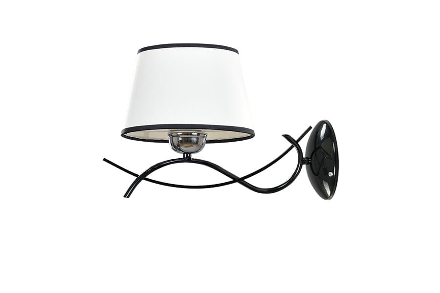 wandlamp-ramar-wit-zwart-30-cm