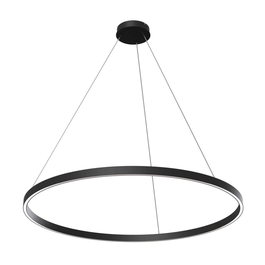Hanglamp Rim Zwart 3000K Ø 100 cm