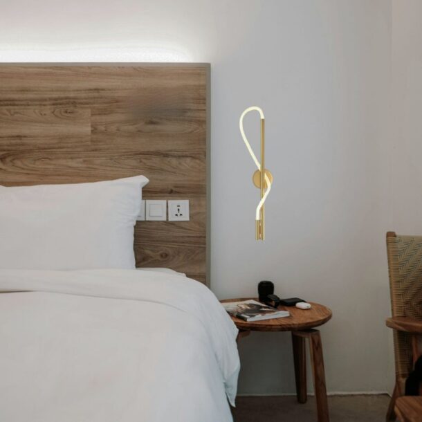 Wandlamp Tau Messing 84,4 cm 3000K