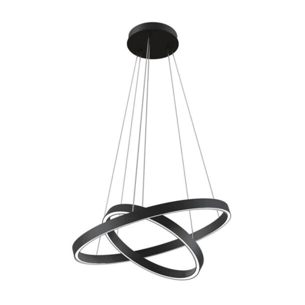Hanglamp Rim 2 Zwart 3000K Ø 60 cm