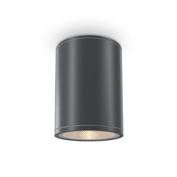 Buiten Plafondlamp Bar Zwart Ø 9 cm