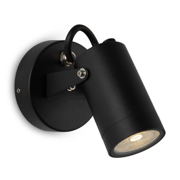 Buitenwandlamp Scope Zwart | IP65 | Spot Richtbaar | 9,5 cm | Maytoni