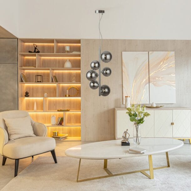 Hanglamp Dallas Smoke Ø 29 cm