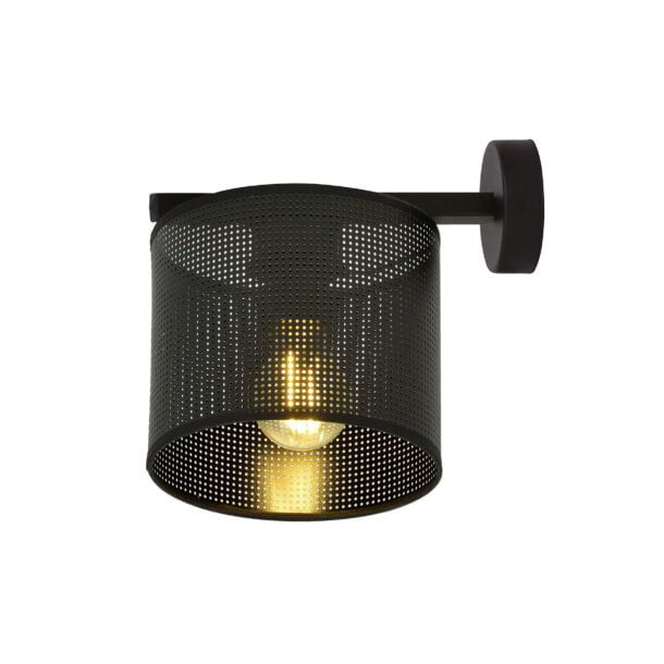 Wandlamp Jordan Zwart 23 cm