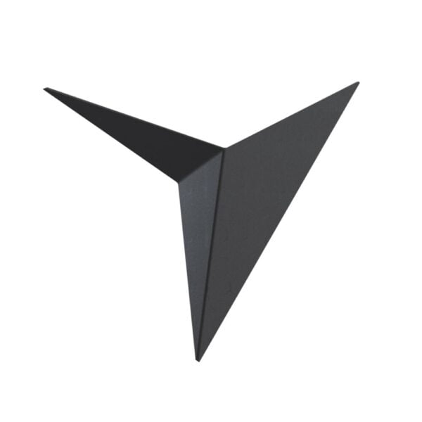 Wandlamp Trame Zwart 24,5 cm 3000K