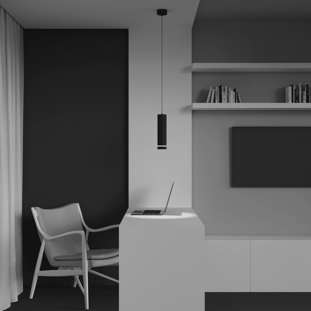 Hanglamp Orlo Zwart Ø 7,9 cm 3000K