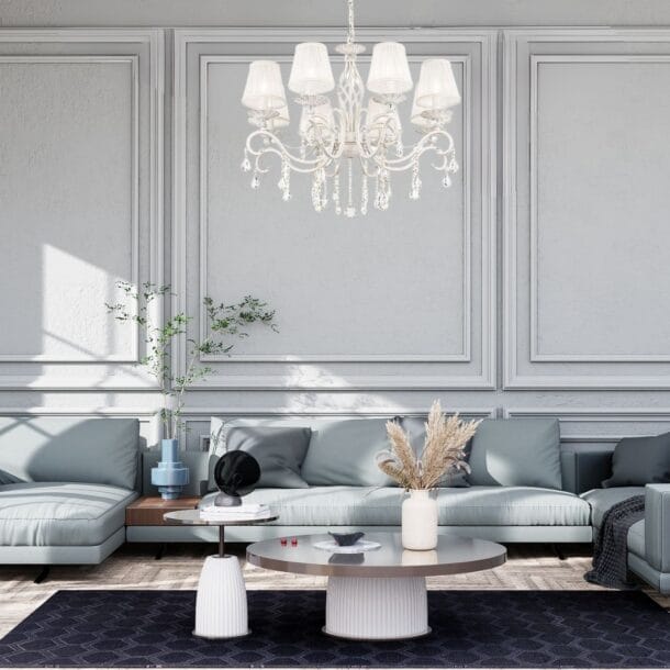 Kroonluchter Grace Wit Ø 72 cm