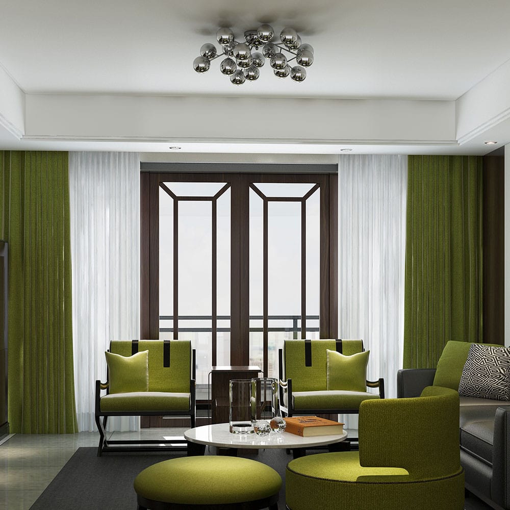 Plafondlamp Dallas Smoke Ø 75 cm