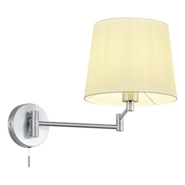 Wandlamp Lyon Nikkel 25 cm