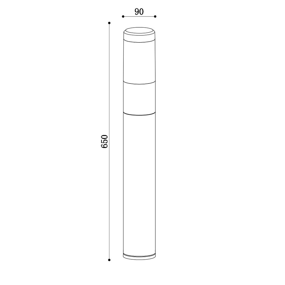 Buiten Vloerlamp Koln Zwart 65 cm - Afbeelding 6